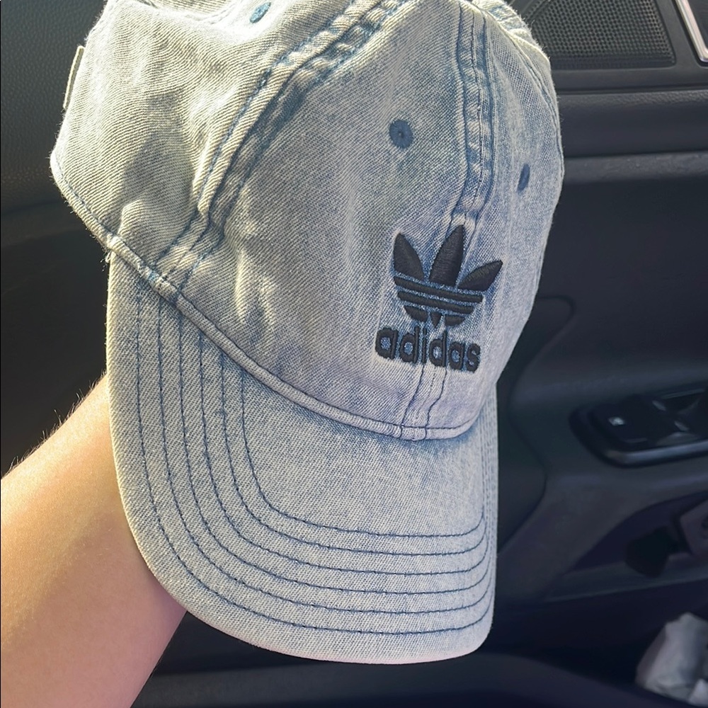 Adidas Light Blue Denim Cap